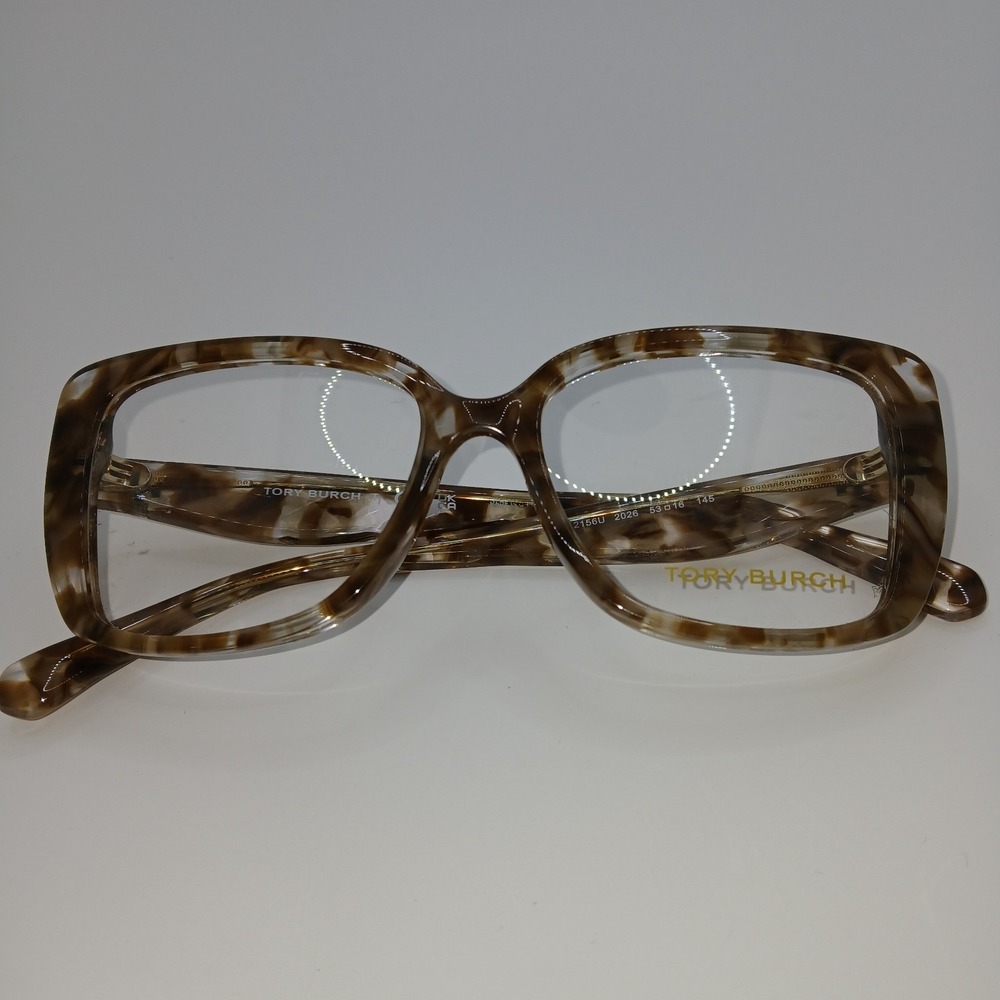 Tory Burch TY2156U 2026 Womens Eyeglasses Frame Brown Tortoise 53-16-145 mm